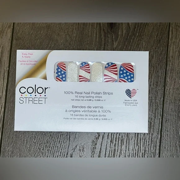 New Color Street American Dream Nail Polish Strips - Picture 3 of 4